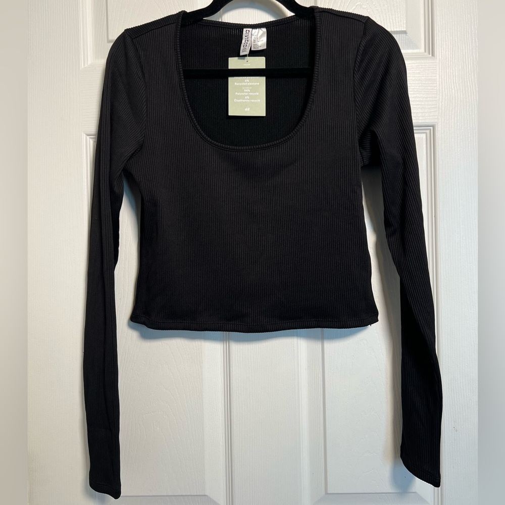 NWT H&M Jersey Crop Top